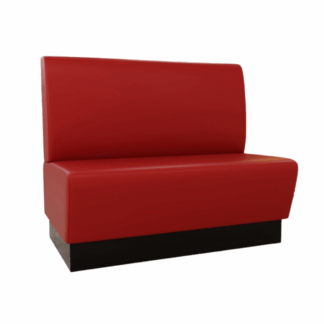 Gastro Sitzbank Amsterdam- glatte Rückenlehne