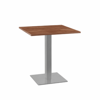 Bistrotisch 80x80cm | D3025 OW Sonoma Eiche | Edelstahl Gestell