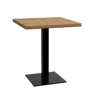 Bistrotisch 50x50 cm  | Eiche Rom Natur |  Gusseisen Gestell