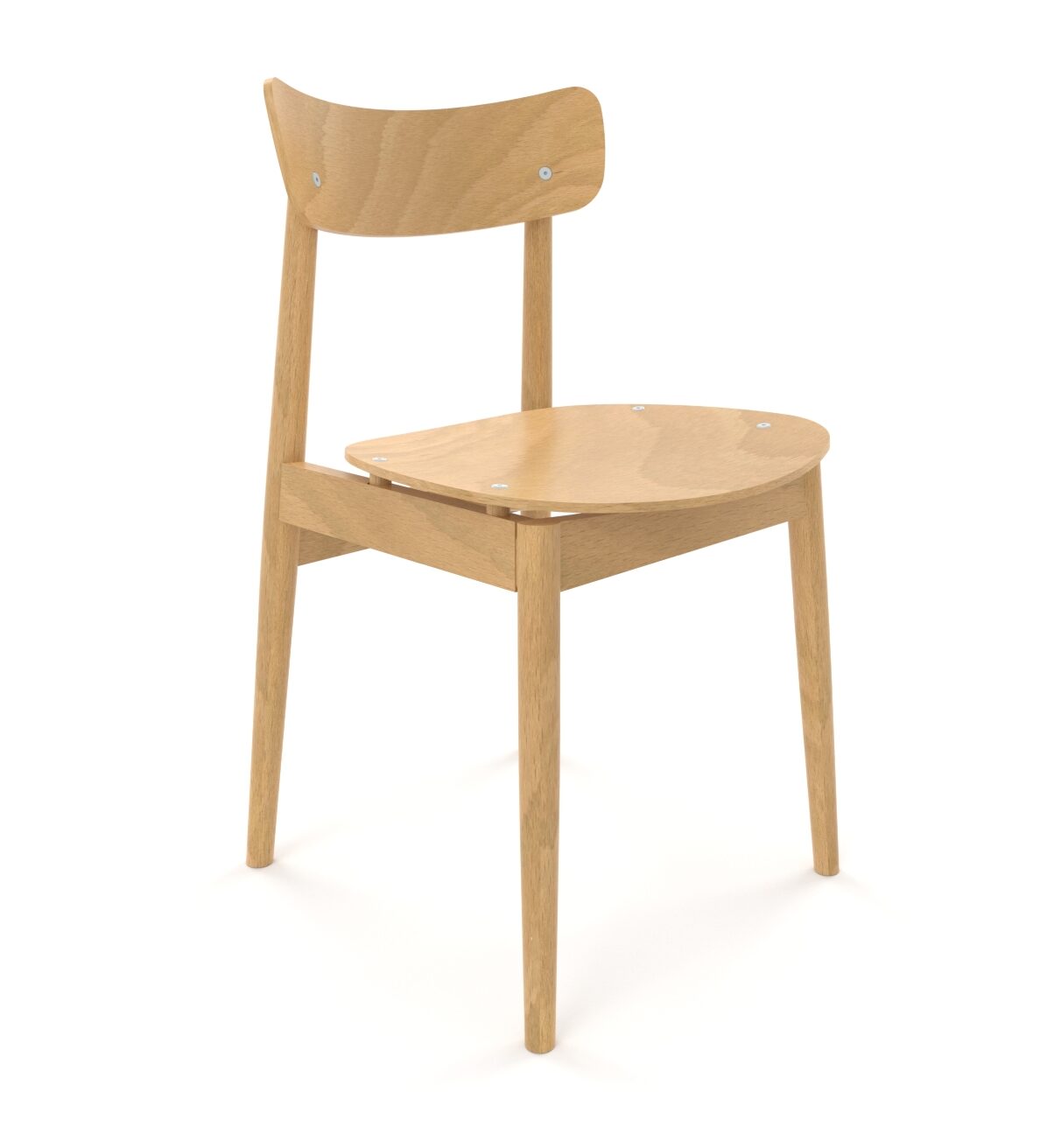 Designer Gastro Stuhl | Nopp | Buchenholz Honey