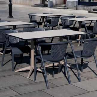 Terrassenstühle aus Kunststoff