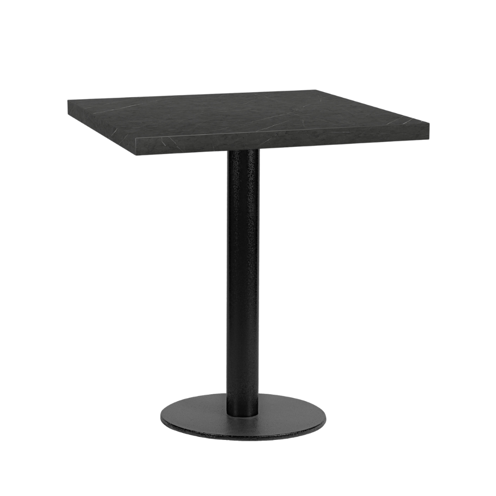 Marmor Dunkel Eckig Stahlgestell Rund.png