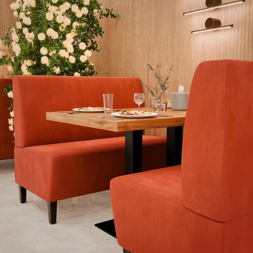 Paris Samtstoff Glatt Referenz 2 orange
