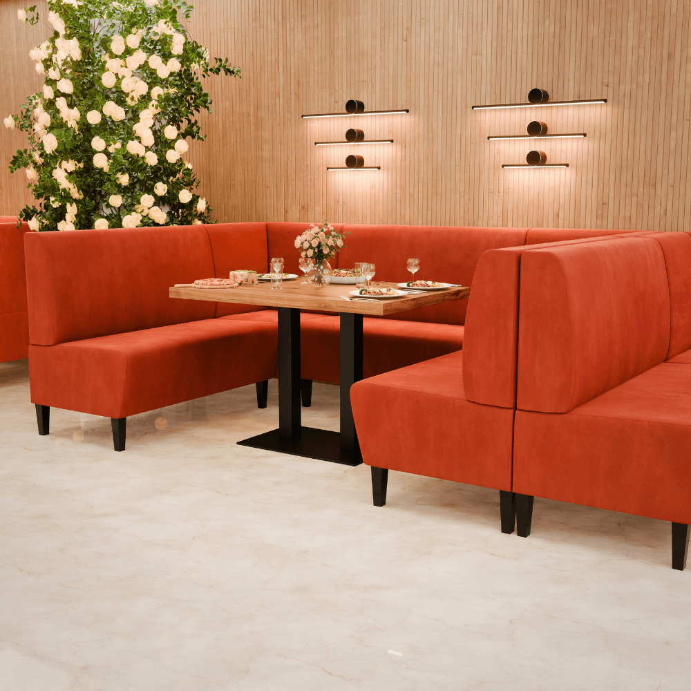 Paris Samtstoff Glatt Referenz 1 orange