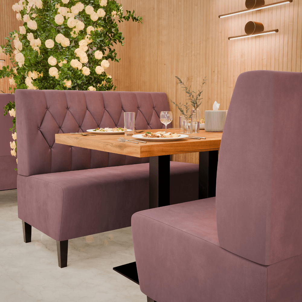 Paris Samtstoff Diamant Referenz 2 rosa