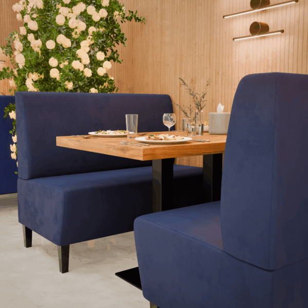 Paris Samtstoff Glatt Referenz 2 blau