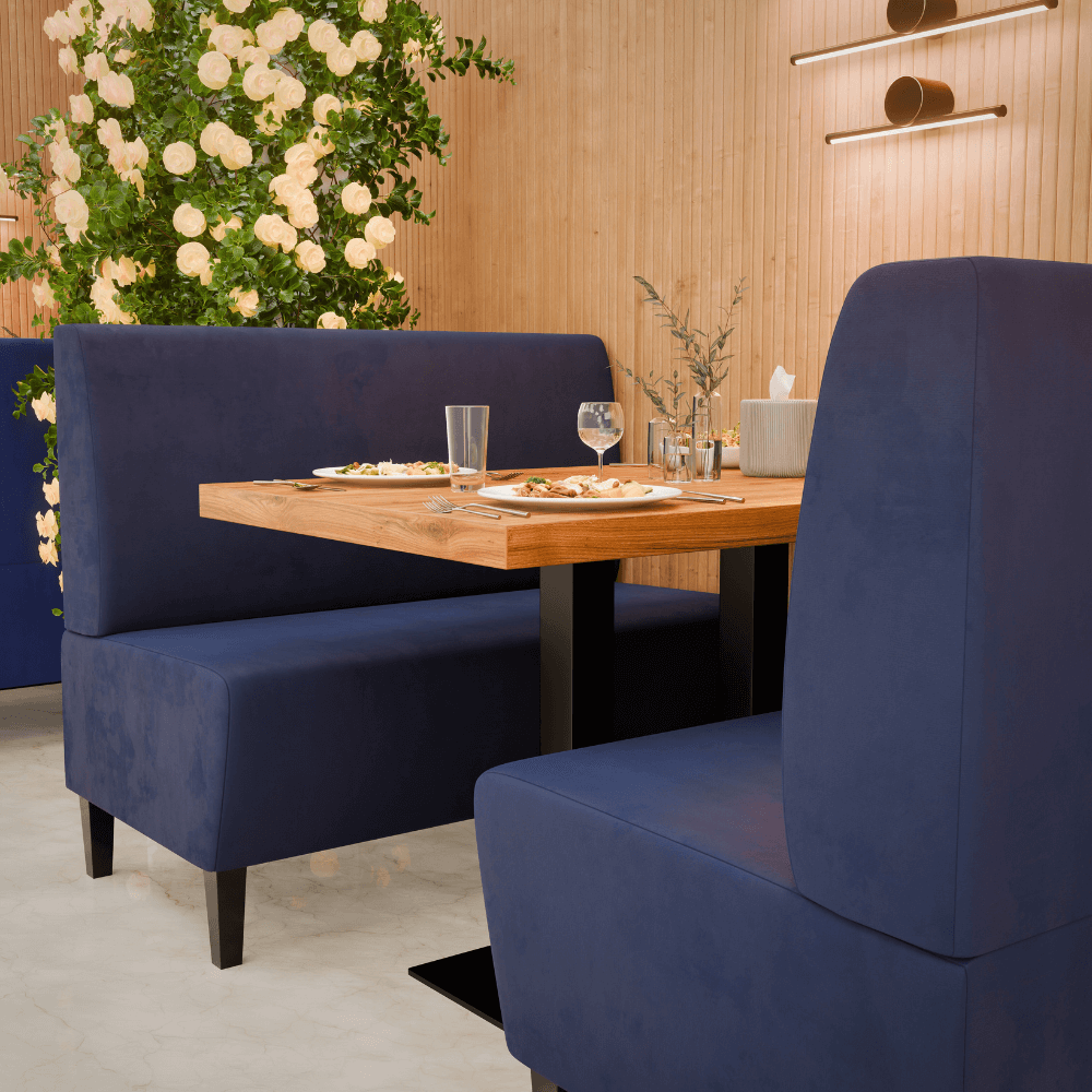 Paris Samtstoff Glatt Referenz 2 blau
