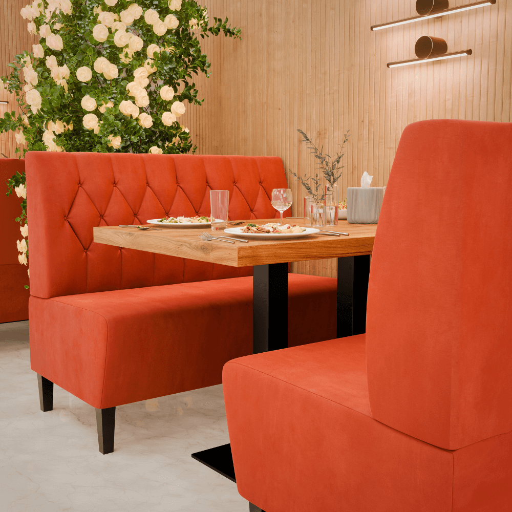 Paris Samtstoff Diamant Referenz 2 orange