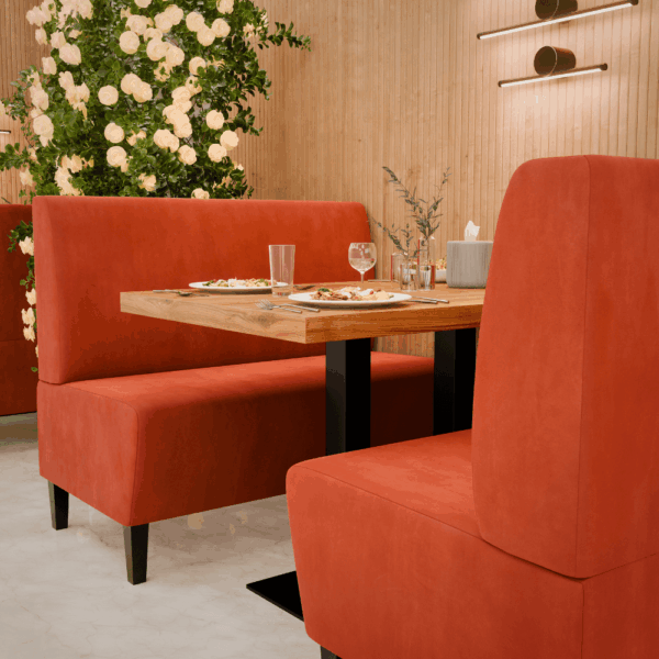 Paris Samtstoff Glatt Referenz 2 orange