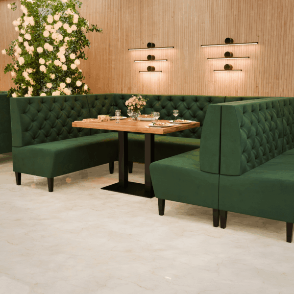 Paris Samtstoff Chesterfield Referenz 1 grün