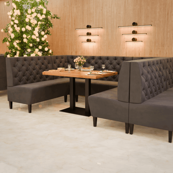 Paris Samtstoff Chesterfield Referenz 1 anthrazit