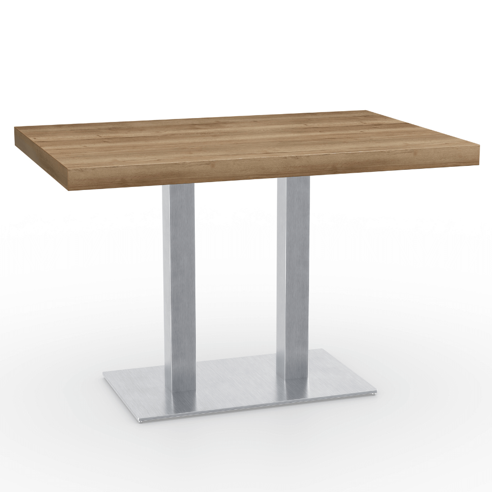 Bistrotisch XL Rustikal Rechteckig Edelstahl.png